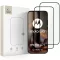Tech-Protect Glass Fit+ Motorola G67 / G77 / G87 kijelzővédő üvegfólia, fekete (2db)