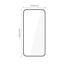 Tech-Protect Glass Fit+ Motorola G67 / G77 / G87 kijelzővédő üvegfólia, fekete (2db)