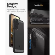   Spigen Rugged Armor Samsung Galaxy A27 tok, Matte Black, fekete
