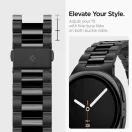 Spigen Modern Fit 316L Samsung Galaxy Watch 8 / Watch 8 Classic (40/44/46mm) szíj, fekete