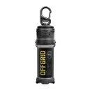 Tactical Offgrid vészhelyzeti powerbank, zseblámpa, IPX7, LED,  fekete