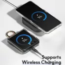 Samsung Galaxy Z Flip 8 tok gyűrűs tartóval, átlátszó-lila