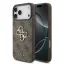 Guess PU 4G Metal Logo Apple iPhone 18 Pro hátlap tok, barna