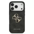 Guess PU 4G Metal Logo Apple iPhone 18 Pro hátlap tok, fekete