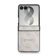   Guess PU Leather 4G Samsung Galaxy Z Flip 8 hátlap tok, MagSafe, rózsaszín