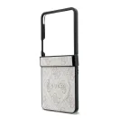 Guess PU Leather 4G Samsung Galaxy Z Flip 8 hátlap tok, MagSafe, rózsaszín