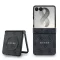 Guess PU Leather 4G Samsung Galaxy Z Flip 8 hátlap tok, MagSafe, fekete