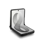 Guess PU Leather 4G Samsung Galaxy Z Flip 8 hátlap tok, MagSafe, fekete