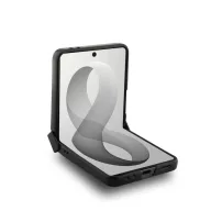   Guess PU Leather 4G Samsung Galaxy Z Flip 8 hátlap tok, MagSafe, fekete