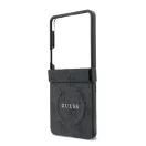 Guess PU Leather 4G Samsung Galaxy Z Flip 8 hátlap tok, MagSafe, fekete