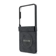   Guess PU Leather 4G Samsung Galaxy Z Flip 8 hátlap tok, MagSafe, fekete
