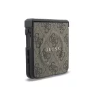 Guess PU Leather 4G Samsung Galaxy Z Flip 8 hátlap tok, MagSafe, barna
