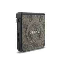   Guess PU Leather 4G Samsung Galaxy Z Flip 8 hátlap tok, MagSafe, barna