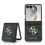  Guess PU Leather 4G Samsung Galaxy Z Flip 8 hátlap tok, MagSafe, szürke