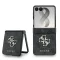 Guess PU Leather 4G Samsung Galaxy Z Flip 8 hátlap tok, MagSafe, szürke