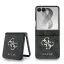 Guess PU Leather 4G Samsung Galaxy Z Flip 8 hátlap tok, MagSafe, szürke