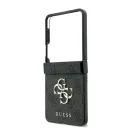 Guess PU Leather 4G Samsung Galaxy Z Flip 8 hátlap tok, MagSafe, szürke