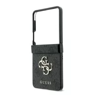   Guess PU Leather 4G Samsung Galaxy Z Flip 8 hátlap tok, MagSafe, szürke