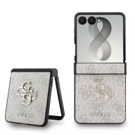   Guess PU Leather 4G Samsung Galaxy Z Flip 8 hátlap tok, MagSafe, rózsaszín