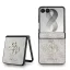Guess PU Leather 4G Samsung Galaxy Z Flip 8 hátlap tok, MagSafe, rózsaszín