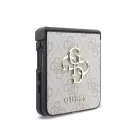 Guess PU Leather 4G Samsung Galaxy Z Flip 8 hátlap tok, MagSafe, rózsaszín