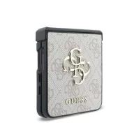   Guess PU Leather 4G Samsung Galaxy Z Flip 8 hátlap tok, MagSafe, rózsaszín