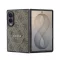 Guess PU Leather 4G Samsung Galaxy Z Fold 8 hátlap tok, MagSafe, barna