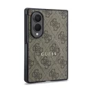 Guess PU Leather 4G Samsung Galaxy Z Fold 8 hátlap tok, MagSafe, barna