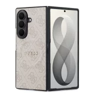   Guess PU Leather 4G Samsung Galaxy Z Fold 8 Ultra hátlap tok, MagSafe, rózsaszín