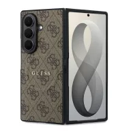   Guess PU Leather 4G Samsung Galaxy Z Fold 8 Ultra hátlap tok, MagSafe, barna