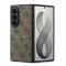 Guess PU Leather 4G Samsung Galaxy Z Fold 8 Ultra hátlap tok, MagSafe, barna