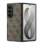 Guess PU Leather 4G Samsung Galaxy Z Fold 8 Ultra hátlap tok, MagSafe, barna