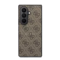   Guess PU Leather 4G Samsung Galaxy Z Fold 8 Ultra hátlap tok, MagSafe, barna