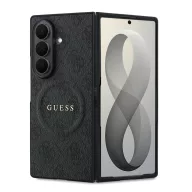   Guess PU Leather 4G Samsung Galaxy Z Fold 8 Ultra hátlap tok, MagSafe, fekete