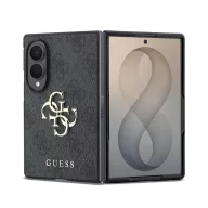   Guess PU Leather 4G Samsung Galaxy Z Fold 8 hátlap tok, MagSafe, szürke