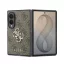 Guess PU Leather 4G Samsung Galaxy Z Fold 8 hátlap tok, MagSafe, barna