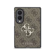   Guess PU Leather 4G Samsung Galaxy Z Fold 8 hátlap tok, MagSafe, barna