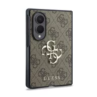   Guess PU Leather 4G Samsung Galaxy Z Fold 8 hátlap tok, MagSafe, barna