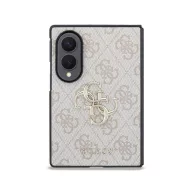   Guess PU Leather 4G Samsung Galaxy Z Fold 8 hátlap tok, MagSafe, rózsaszín