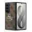Guess PU Leather 4G Samsung Galaxy Z Fold 8 Ultra hátlap tok, MagSafe, barna