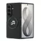 Karl Lagerfeld PU Karl and Choupette Heads Samsung Galaxy Z Fold 8 Ultra hátlap tok, MagSafe, fekete