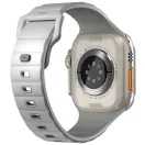 Uniq Stride Apple Watch 44/45/46/49mm gumis szilikon szíj, szürke