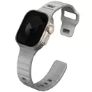 Uniq Stride Apple Watch 44/45/46/49mm gumis szilikon szíj, szürke
