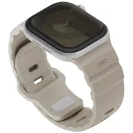   Uniq Alton Apple Watch 44/45/46/49mm gumis szilikon szíj, bézs