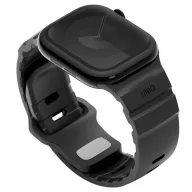   Uniq Alton Apple Watch 44/45/46/49mm gumis szilikon szíj, fekete