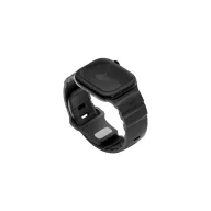   Uniq Alton Apple Watch 44/45/46/49mm gumis szilikon szíj, fekete