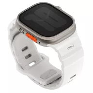   Uniq Alton Apple Watch 44/45/46/49mm gumis szilikon szíj, fehér