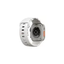 Uniq Alton Apple Watch 44/45/46/49mm gumis szilikon szíj, fehér