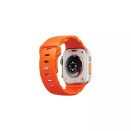   Uniq Alton Apple Watch 44/45/46/49mm gumis szilikon szíj, narancs