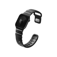   Uniq Alton Apple Watch 42/41/40mm gumis szilikon szíj, fekete